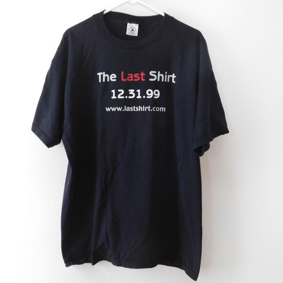 T Shirt Vintage 1999 Y2k Millenium The Last Shirt 12.31.99 Size XL Extra Large - Picture 2 of 8